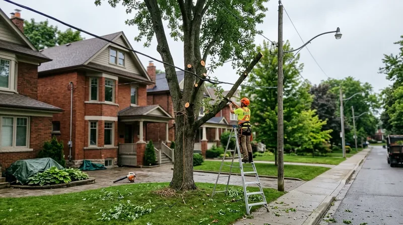 Trees Near Hydro Lines Toronto